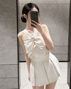 Draped Satin Co-Ord Set