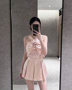 Draped Satin Co-Ord Set