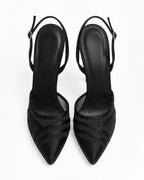Élodie Sheer Mesh Slingbacks