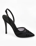Élodie Sheer Mesh Slingbacks