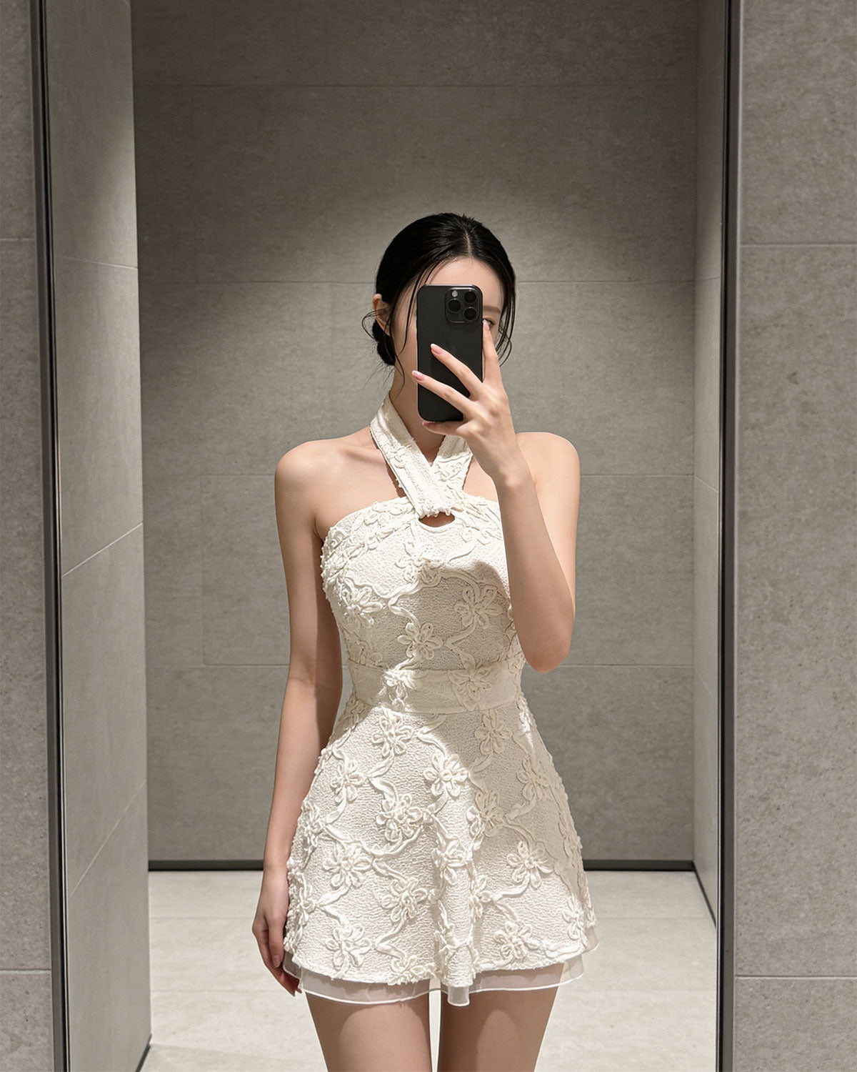 Exquisite Floral Lace Co-Ord Set [Extreme Slim]