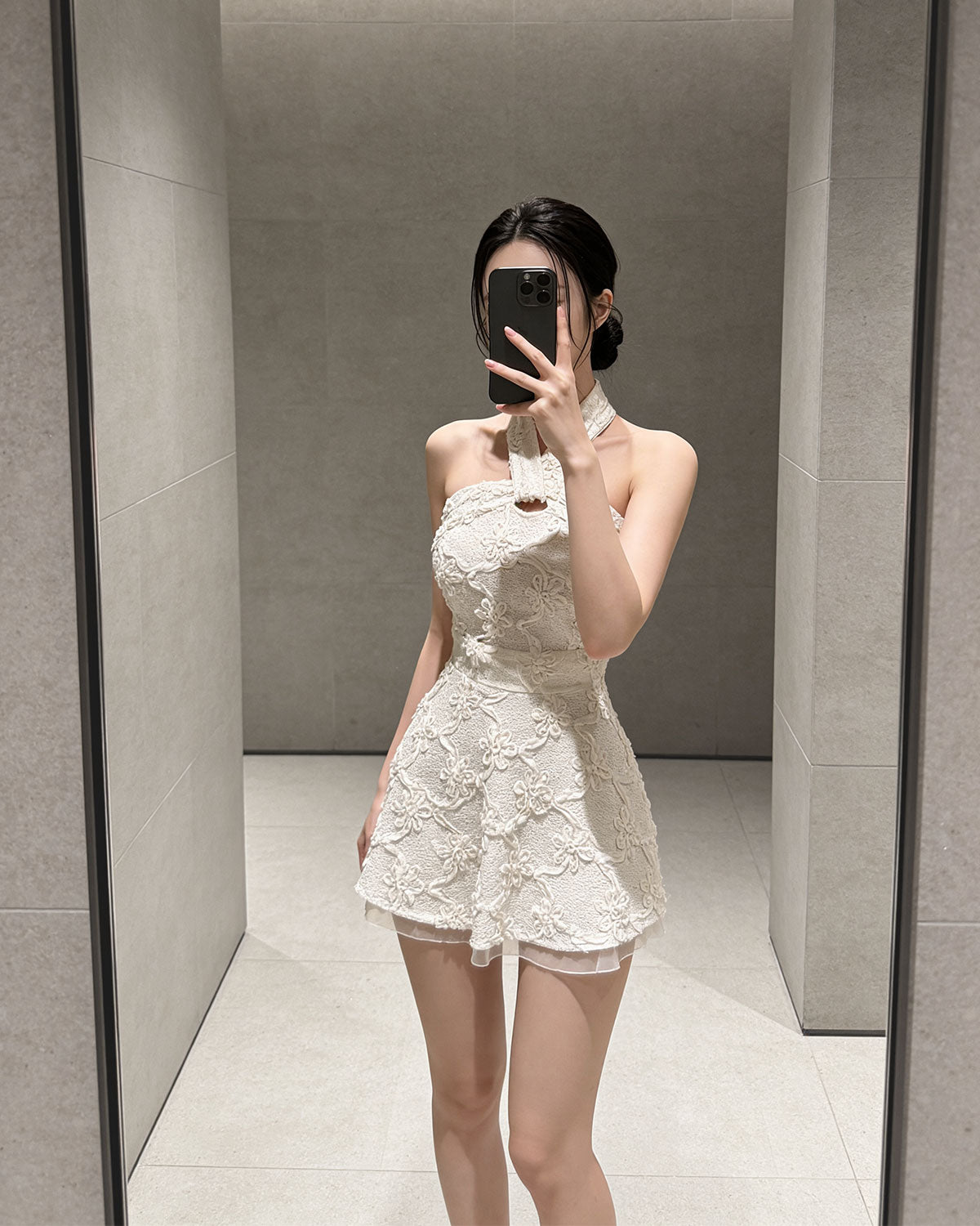 Exquisite Floral Lace Co-Ord Set [Extreme Slim]