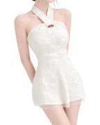 Exquisite Floral Lace Co-Ord Set [Extreme Slim]