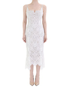 Exquisite Side-Slit Floral Lace Maxi Dress [Extreme Slim]
