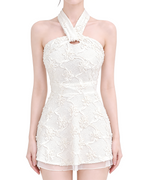 Exquisite Floral Lace Co-Ord Set [Extreme Slim]