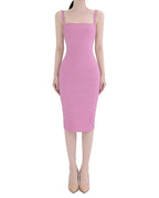 Minimal Sculpted Bodycon Midi Dress [Extreme Slim]