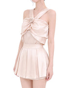 Draped Satin Co-Ord Set