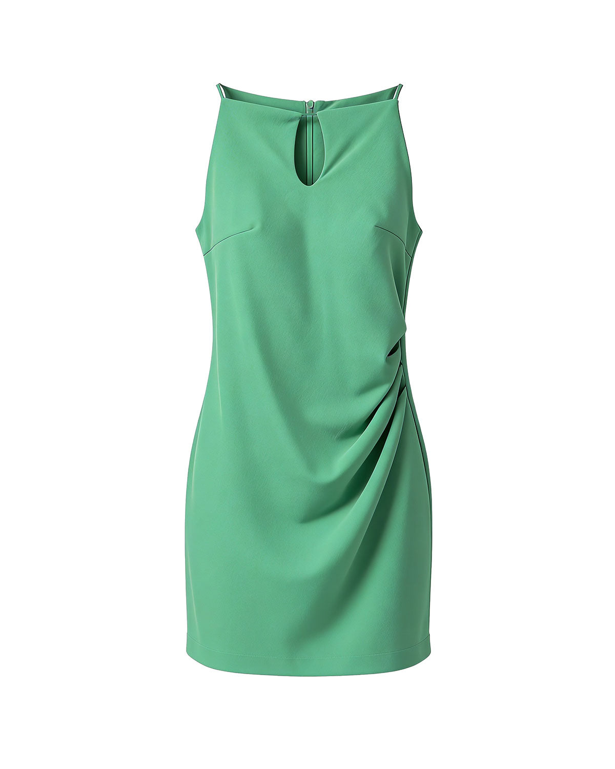 Sleek Keyhole Sculpted Mini Dress [Extreme Slim]